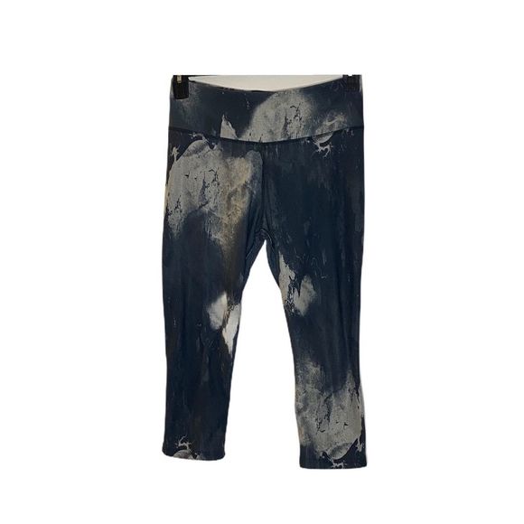 SOLD Nike dark blue grey Dri fit crop tight M - Picture 2 of 5